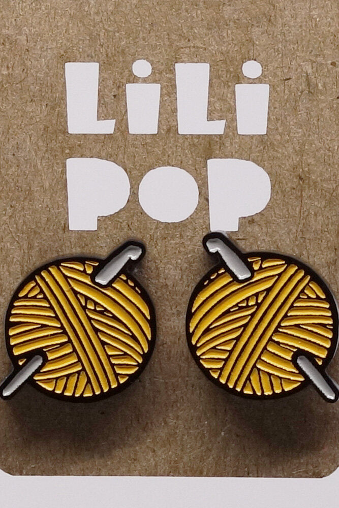 Lili0958 Yarn Stud Earrings