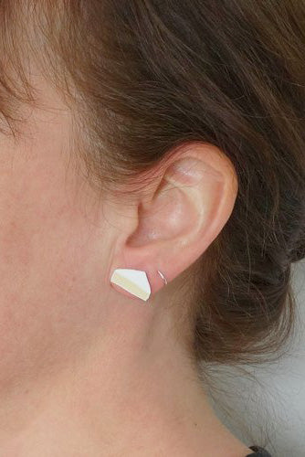Lili1070 Cheese Stud Earrings