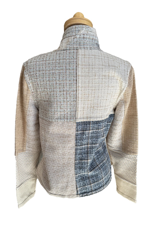 Mosaique OOAK Reversible Jacket Size 10 Beige