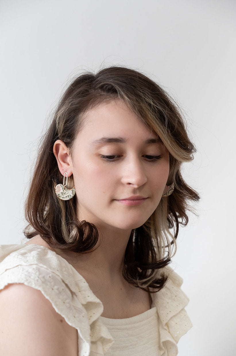 Whimsical Bird Dangle Earrings