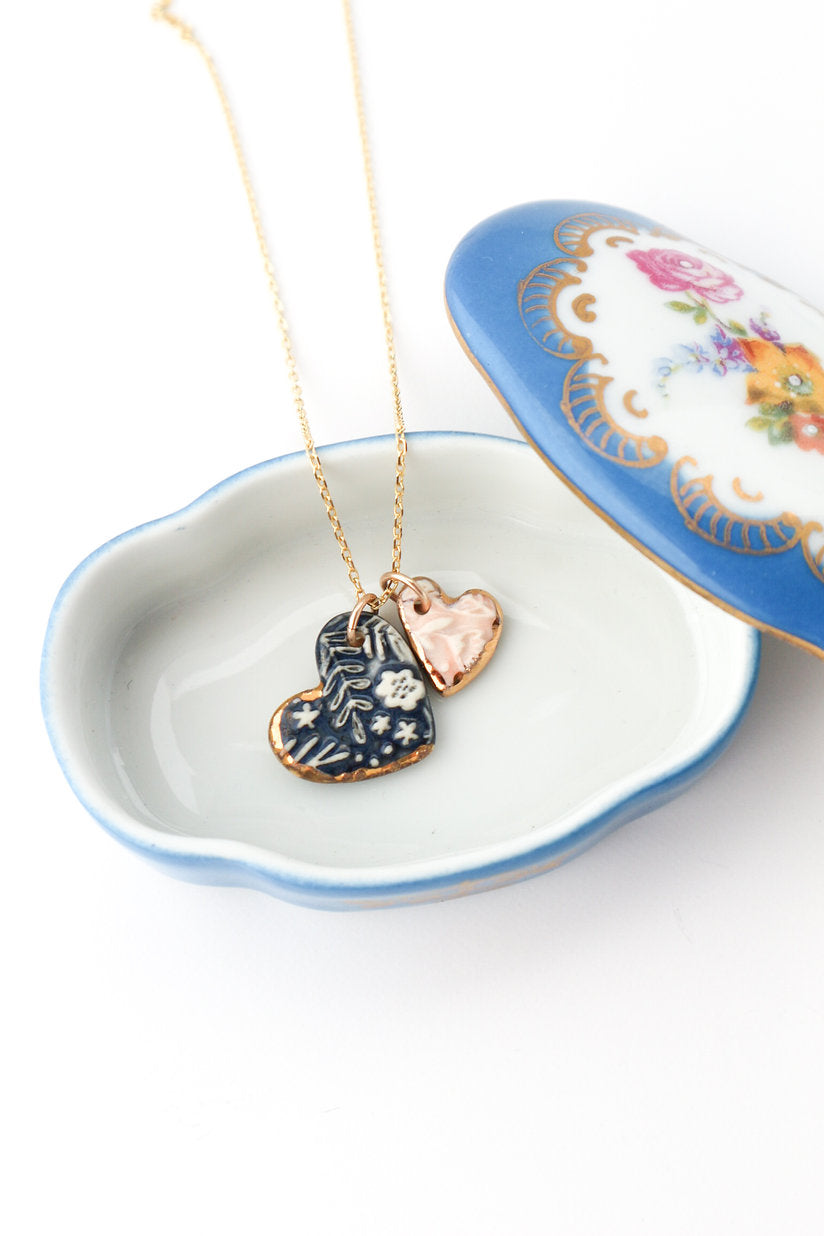 Double Heart Necklace