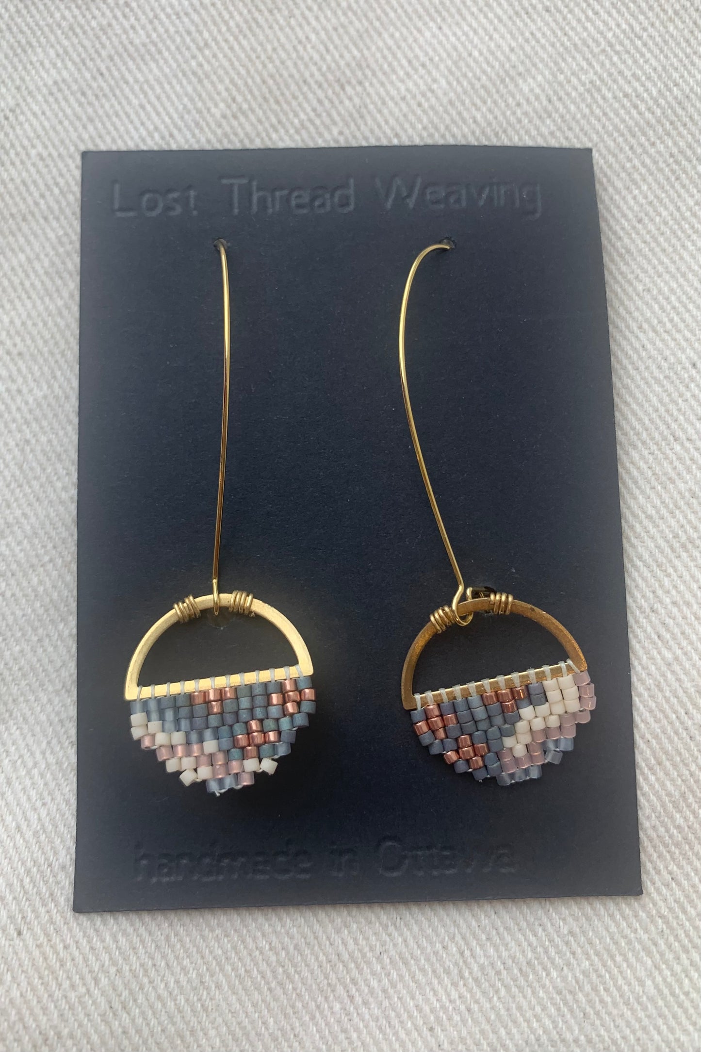 Sally Small - Abstract round earrings - MADE TO ORDER