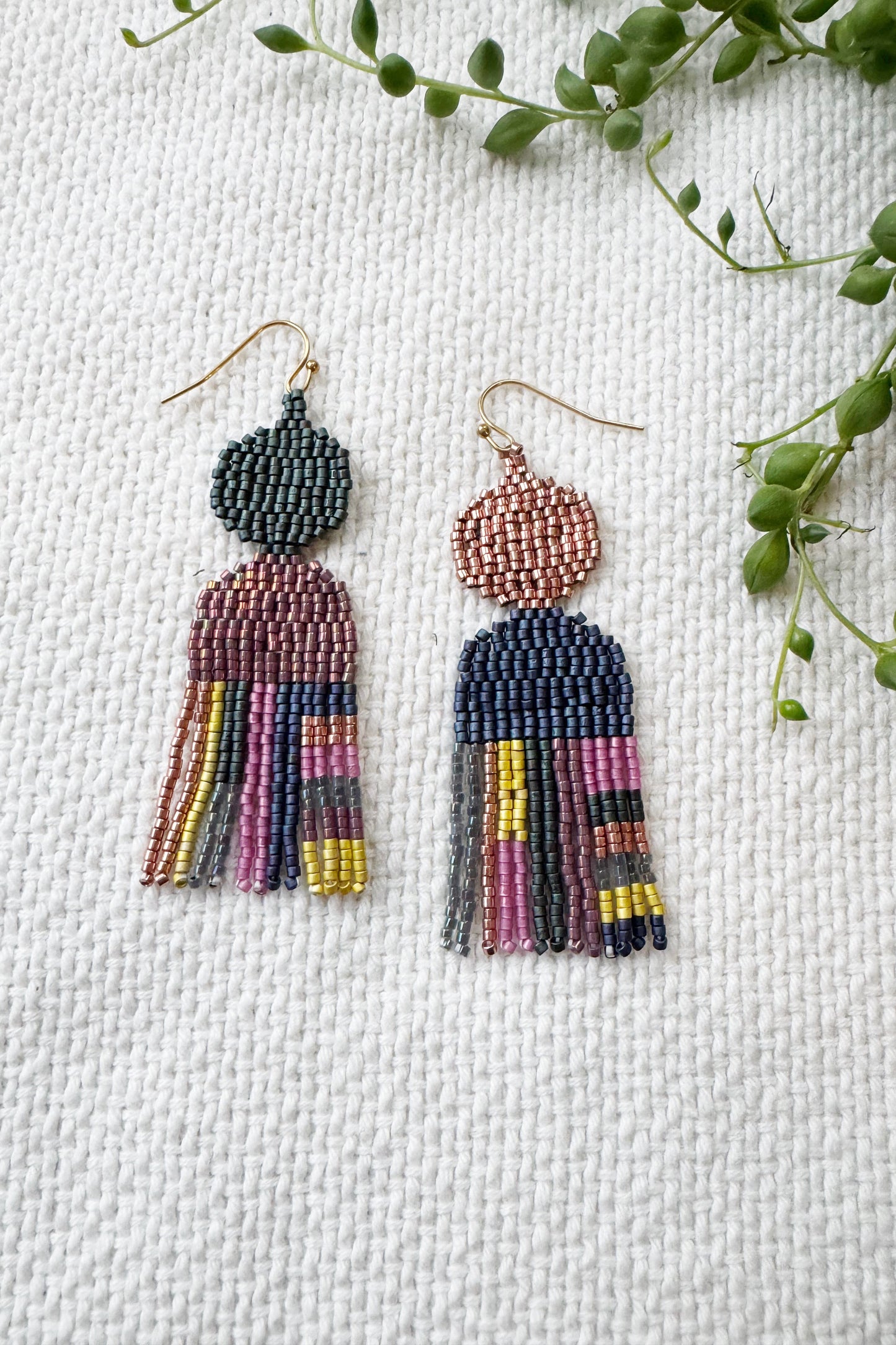 Colour Pop Beaded Shape Earrings