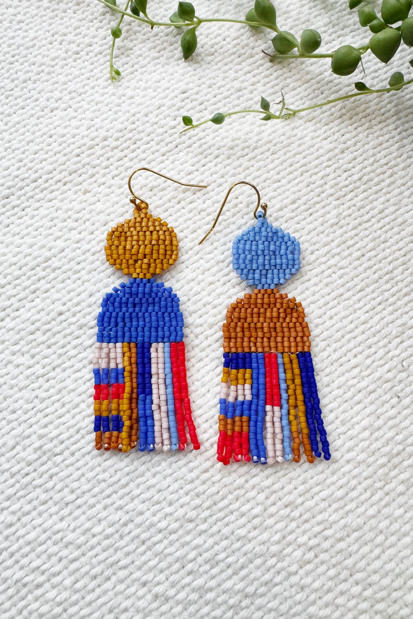 Colour Pop Beaded Shape Earrings