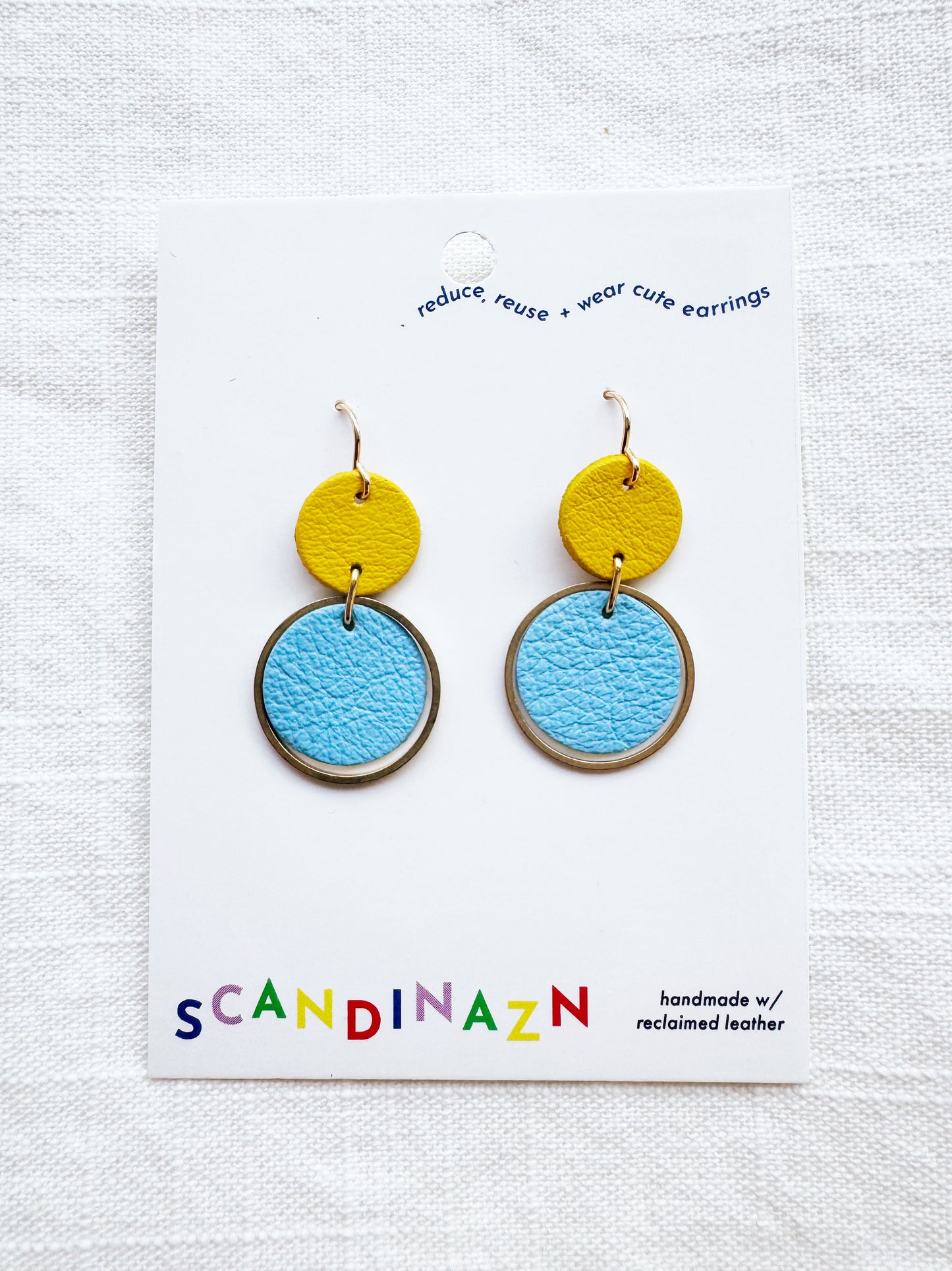 Two-Tone Orbit Earrings