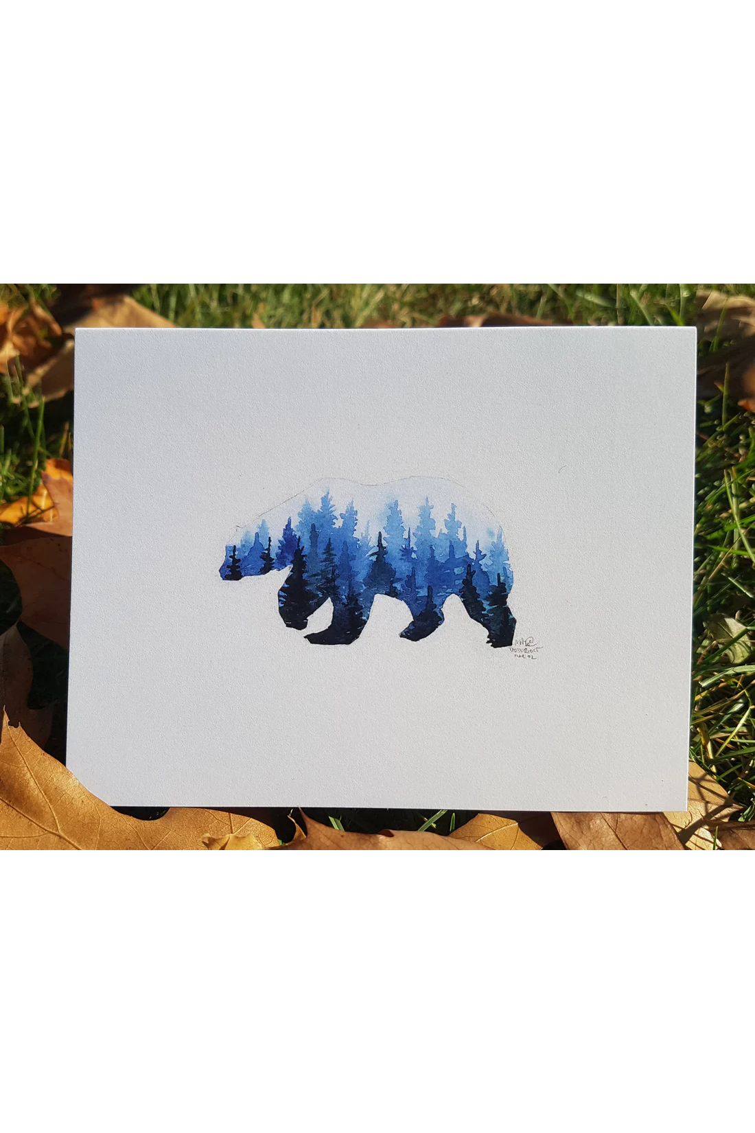 Canadian Wildlife Cards - Animal Silhouettes