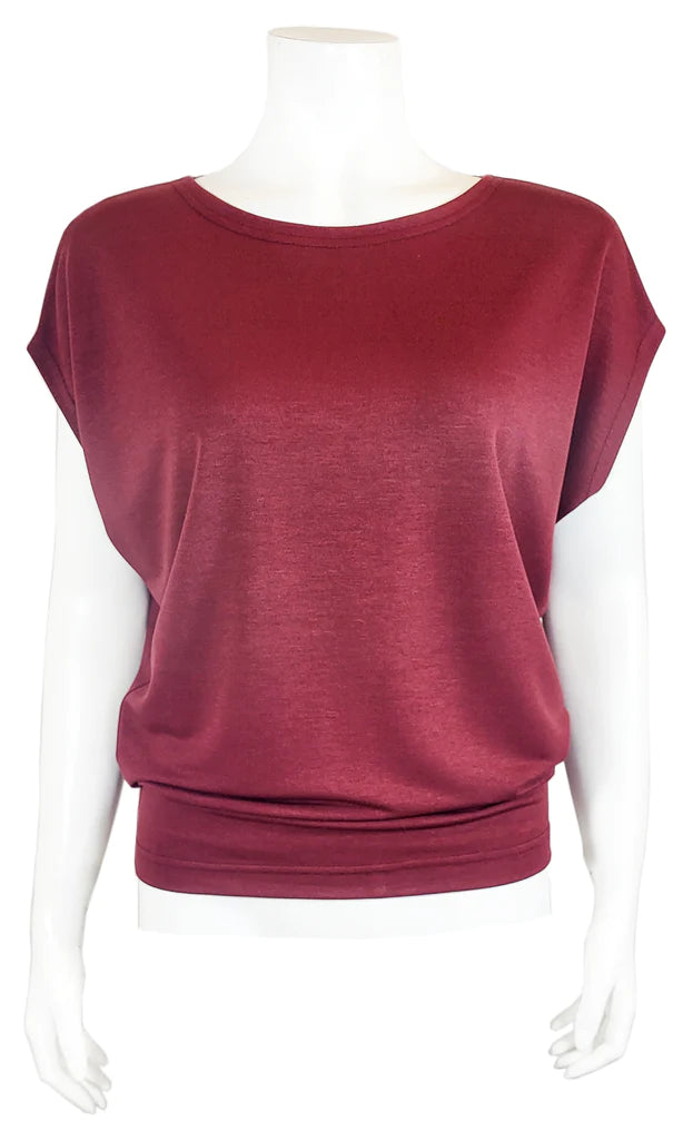 The Charles Slouch Tee by Mandala in Porto, show on a mannequin in front of a white background