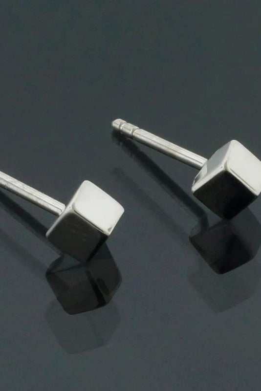 Cube Stud Earrings