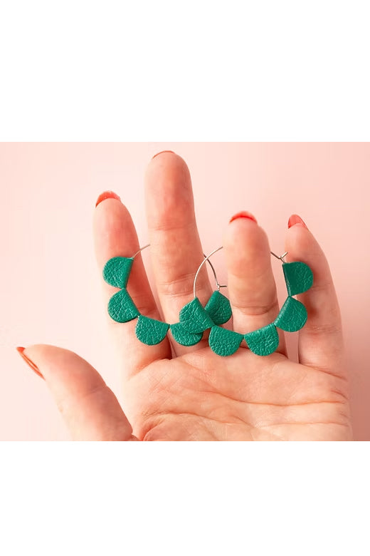 Daisy Hoop Earrings
