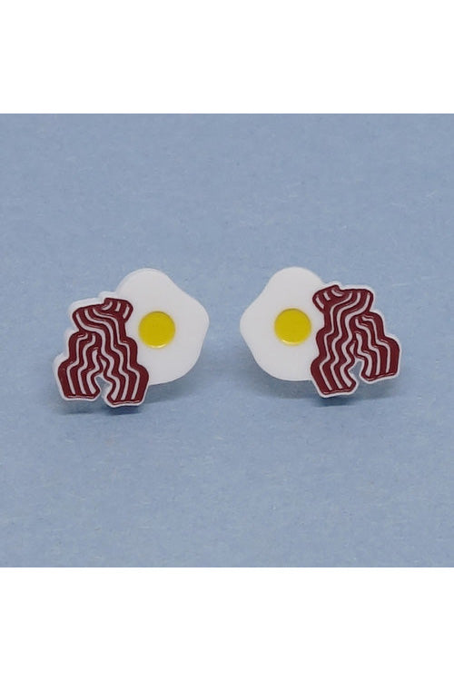Lili0718 Bacon & Egg Creations Lilipop Studs