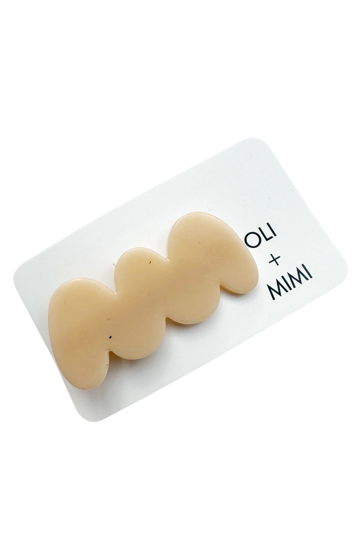 Resin Hair Clips - SQUIGGLE