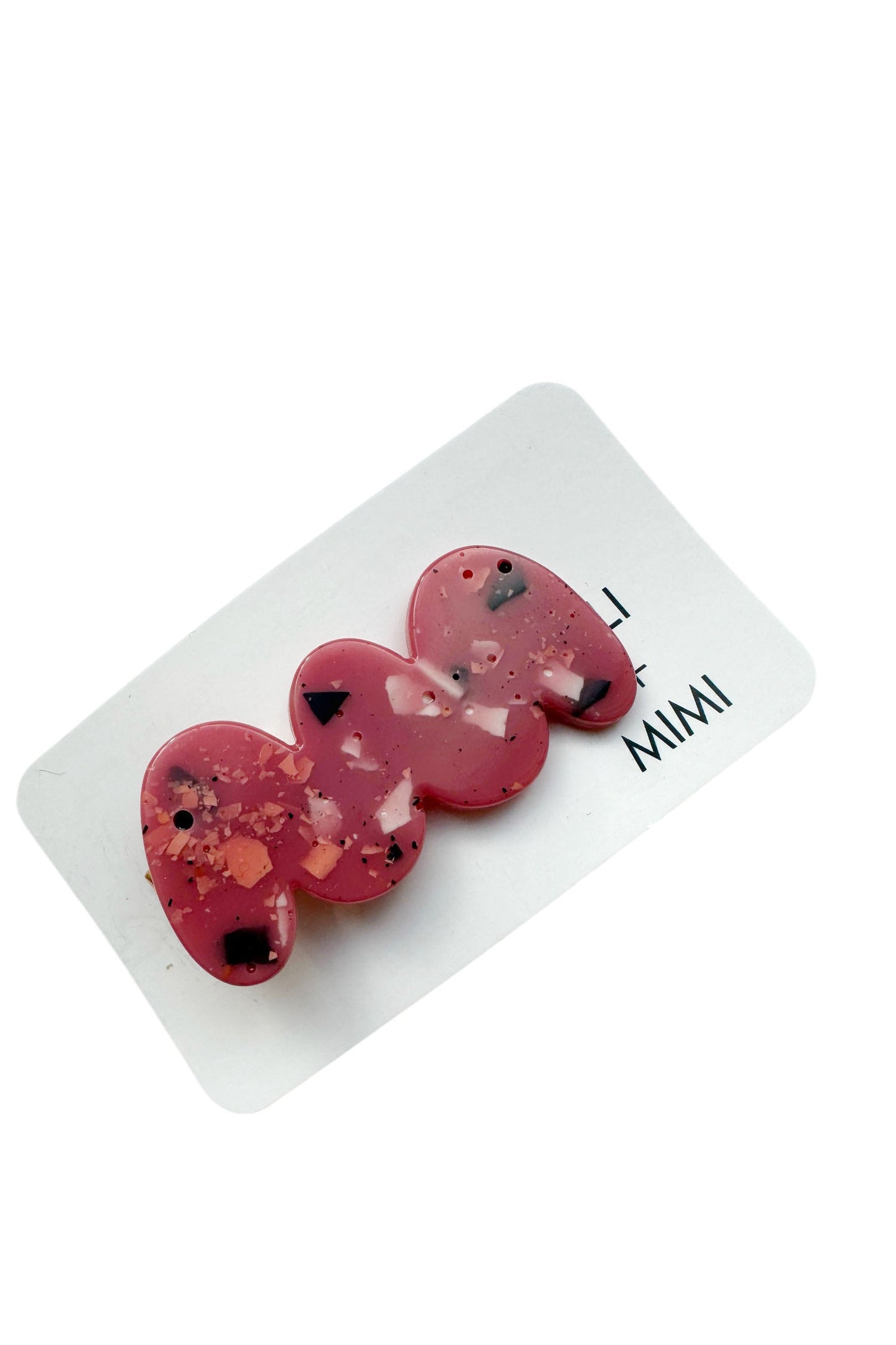 Resin Hair Clips - SQUIGGLE