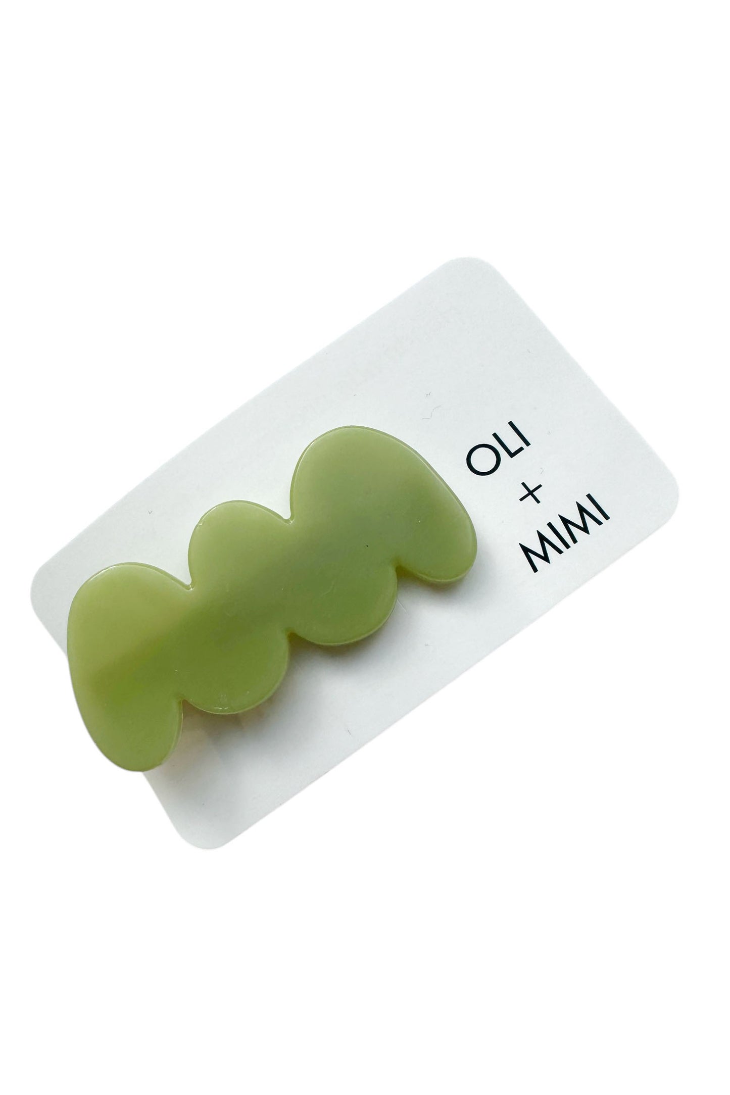 Resin Hair Clips - SQUIGGLE
