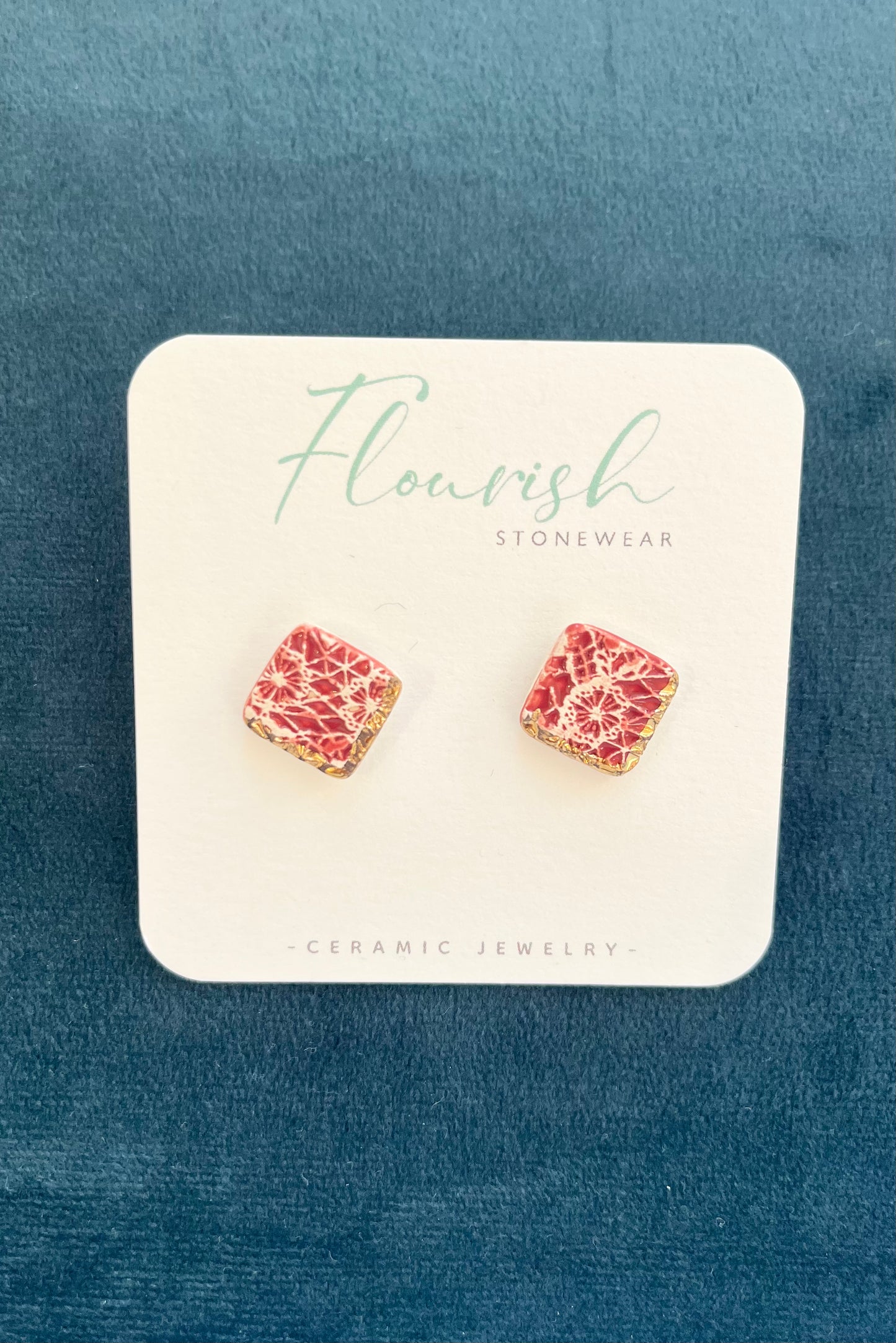 Square Imprint Studs