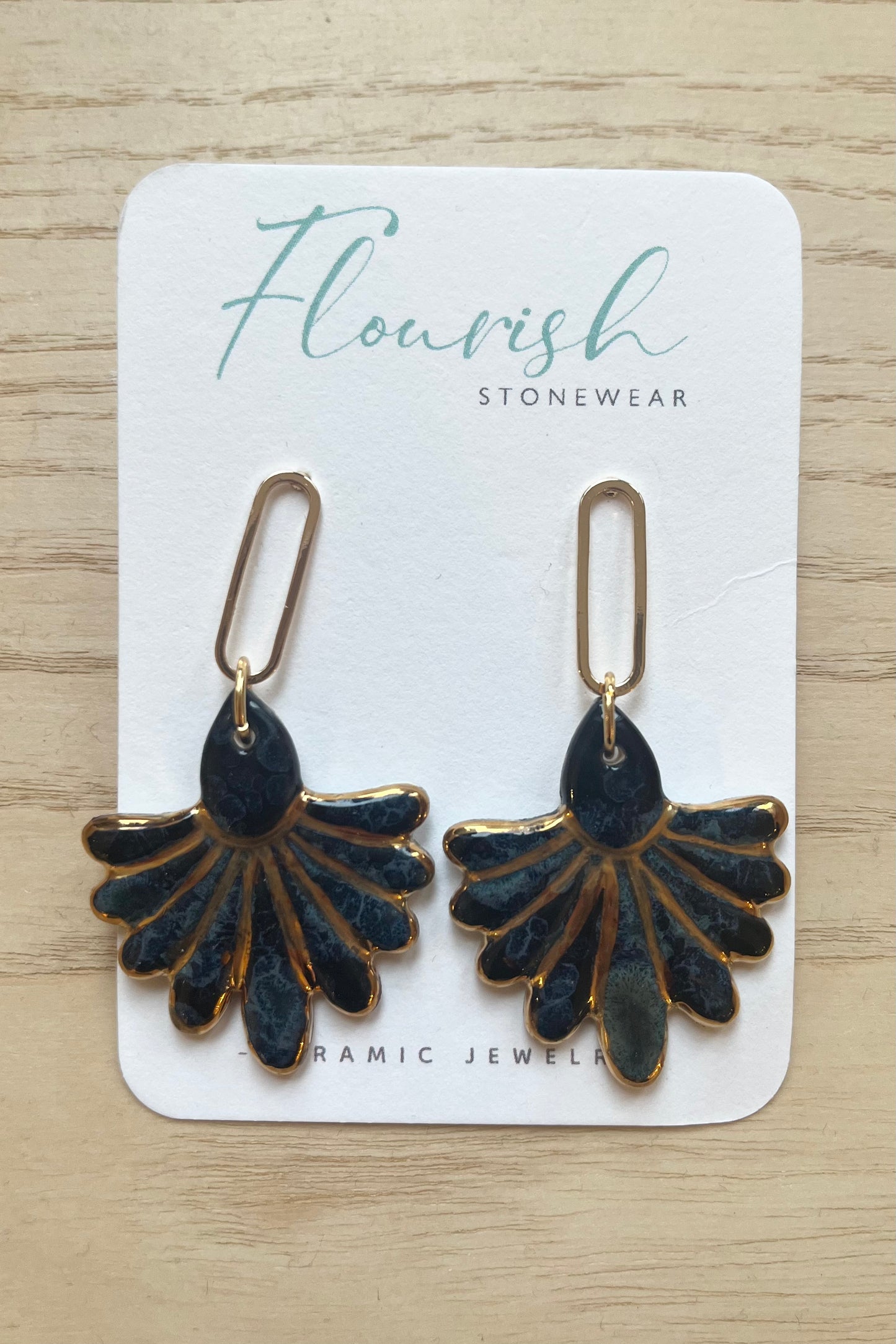 Lotus Dangle Earrings