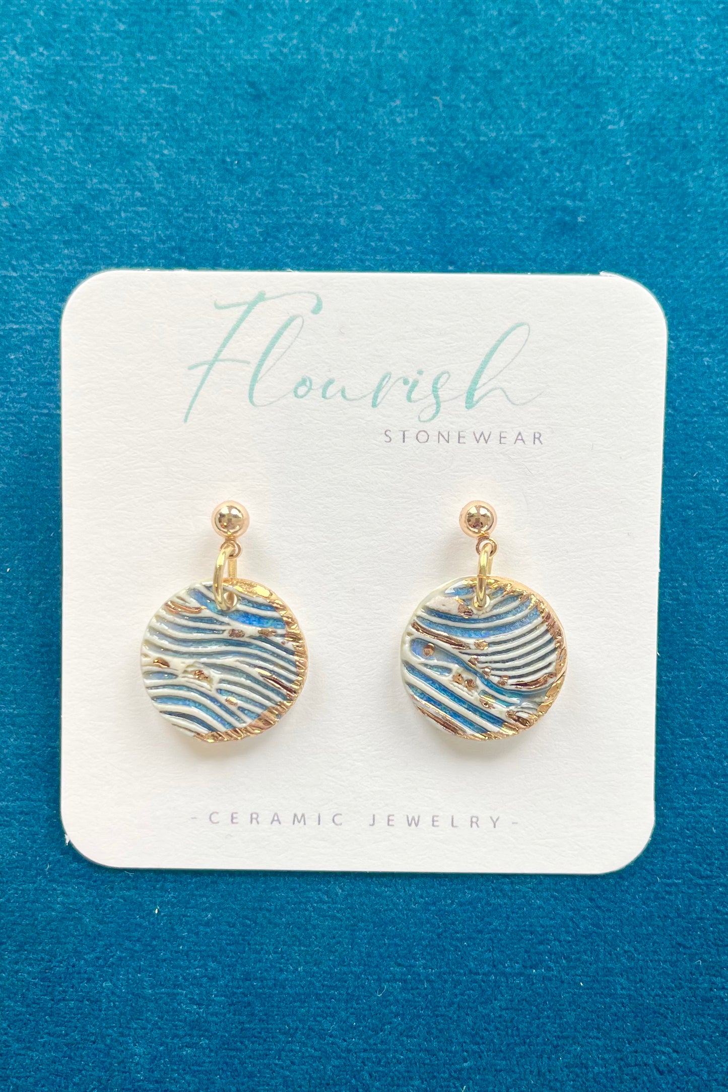 Engraved Dangle Earrings