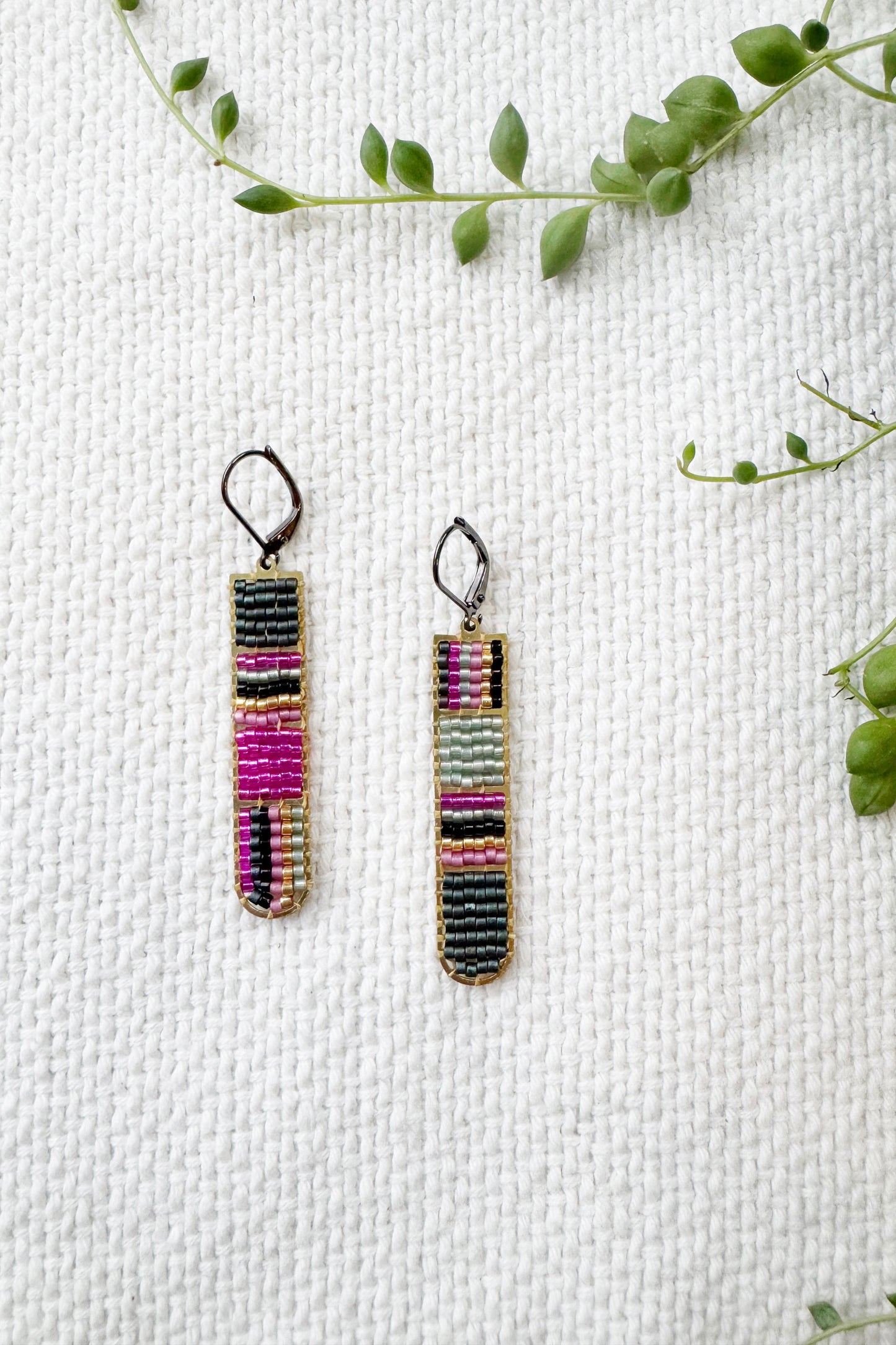 Ladder Beaded Earrings