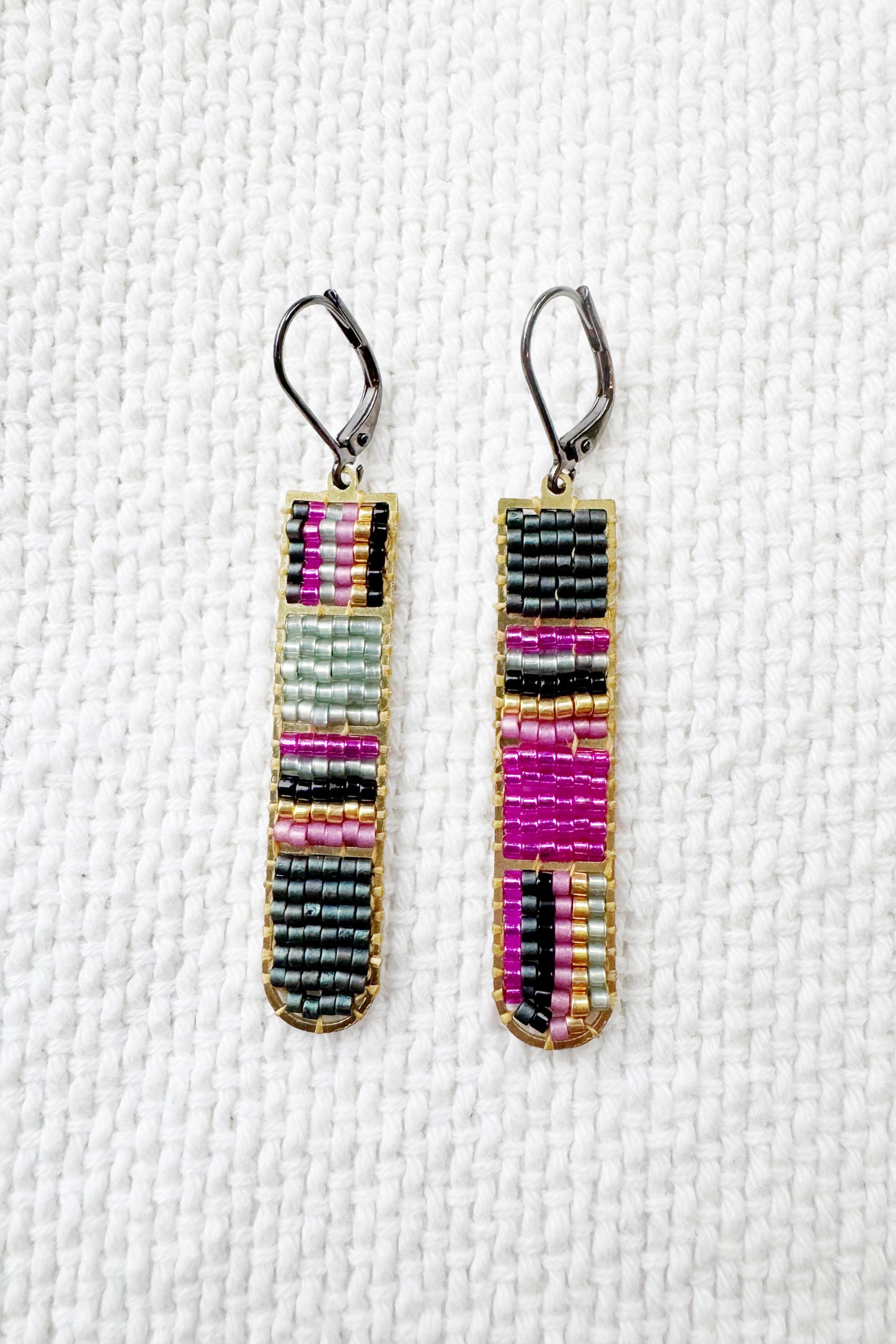 Ladder Beaded Earrings