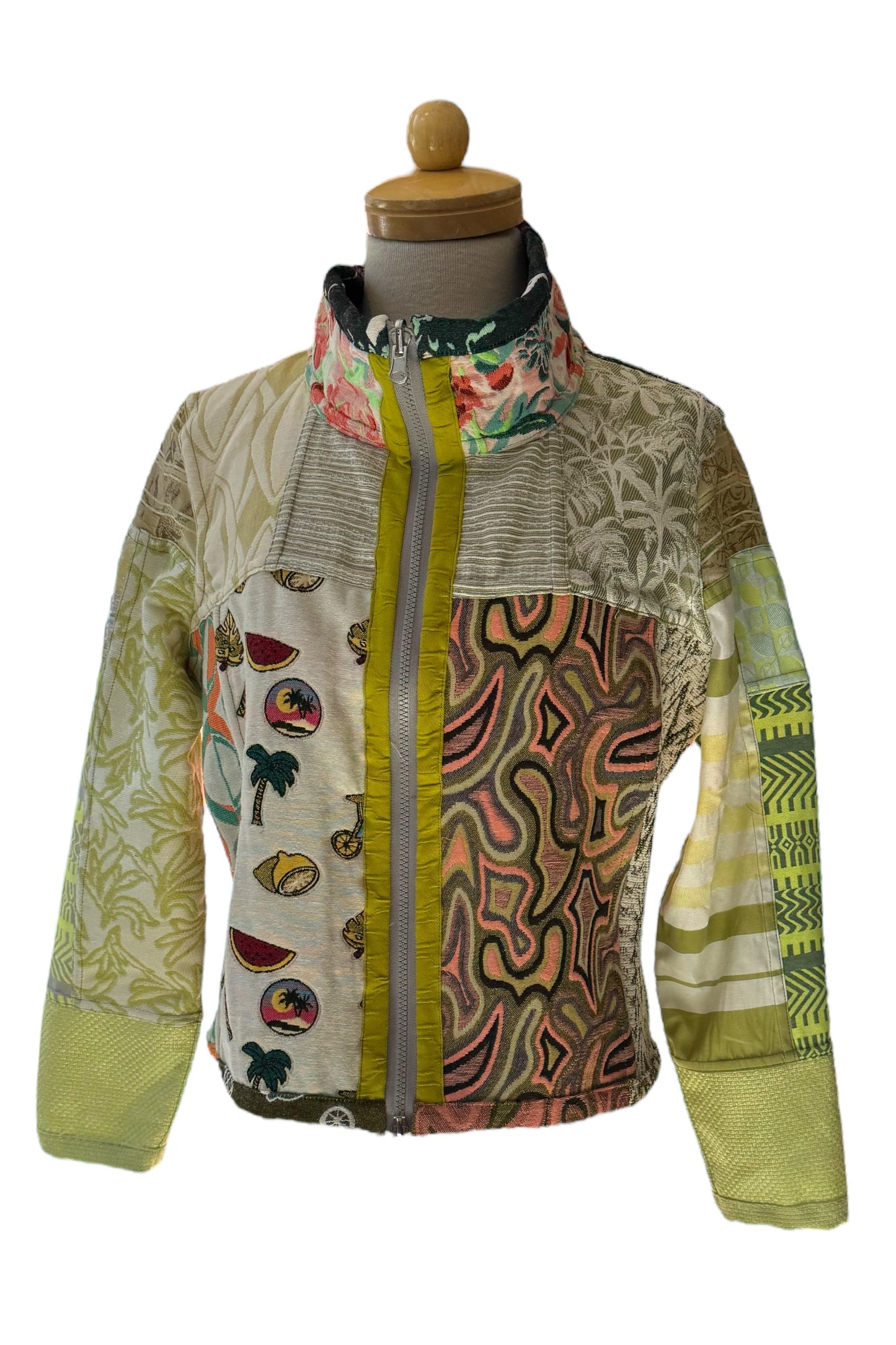 Mosaique One of a Kind Reversible Jacket Size 12