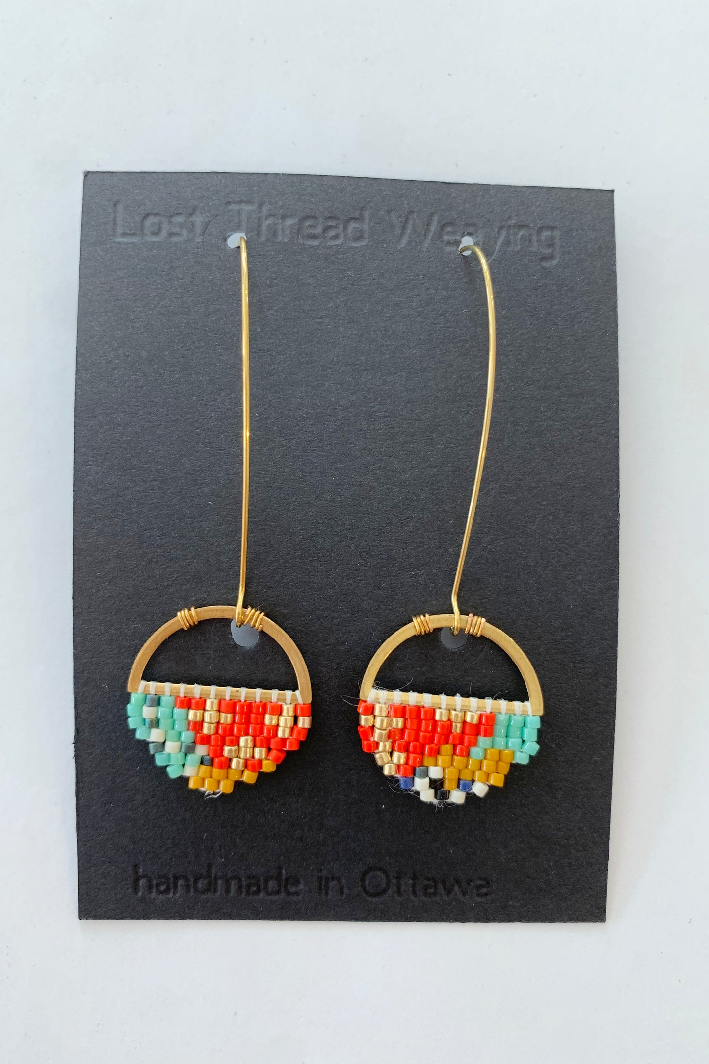 Sally Small - Abstract round earrings - MADE TO ORDER