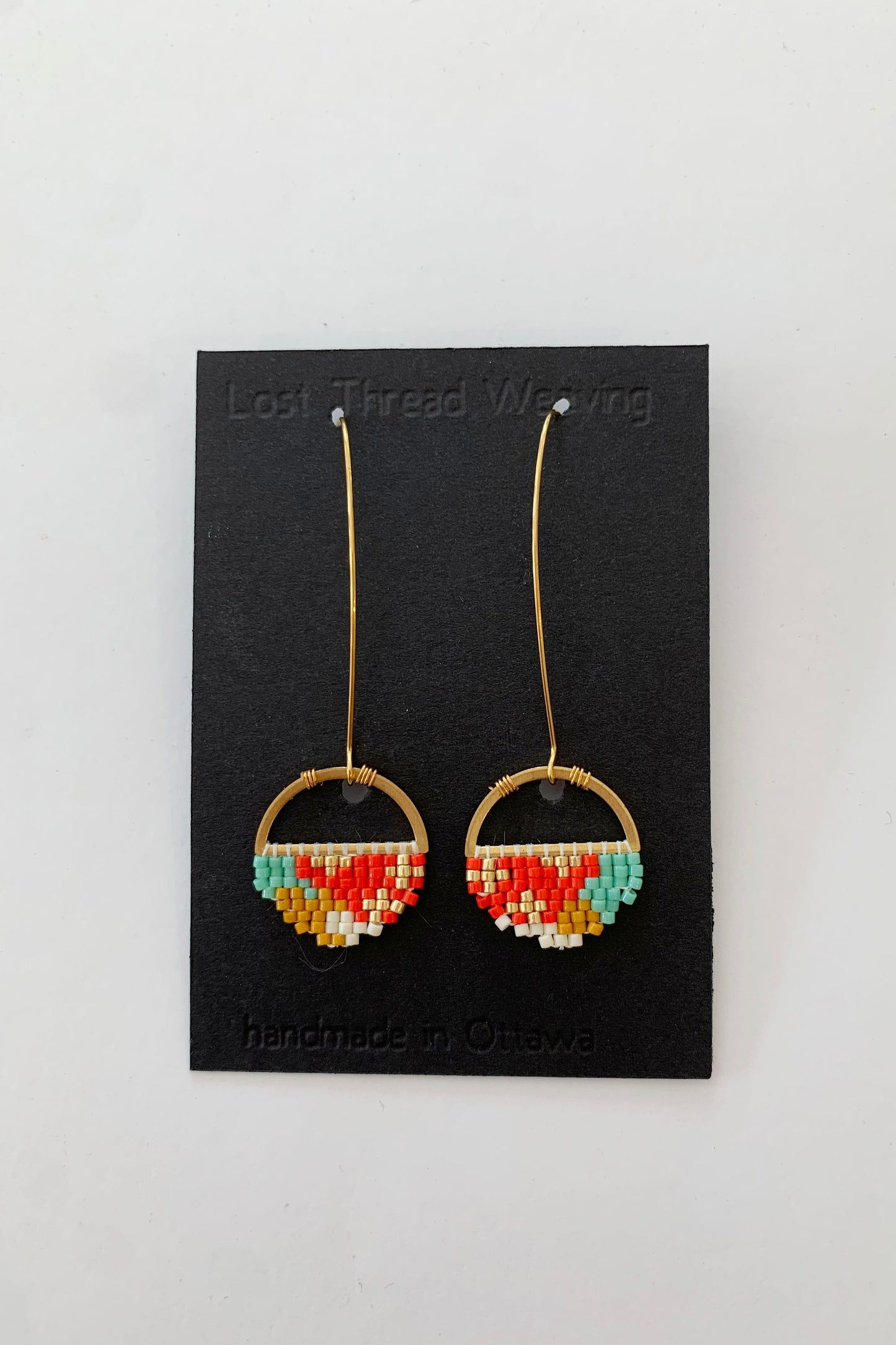 Sally Small - Abstract round earrings - MADE TO ORDER