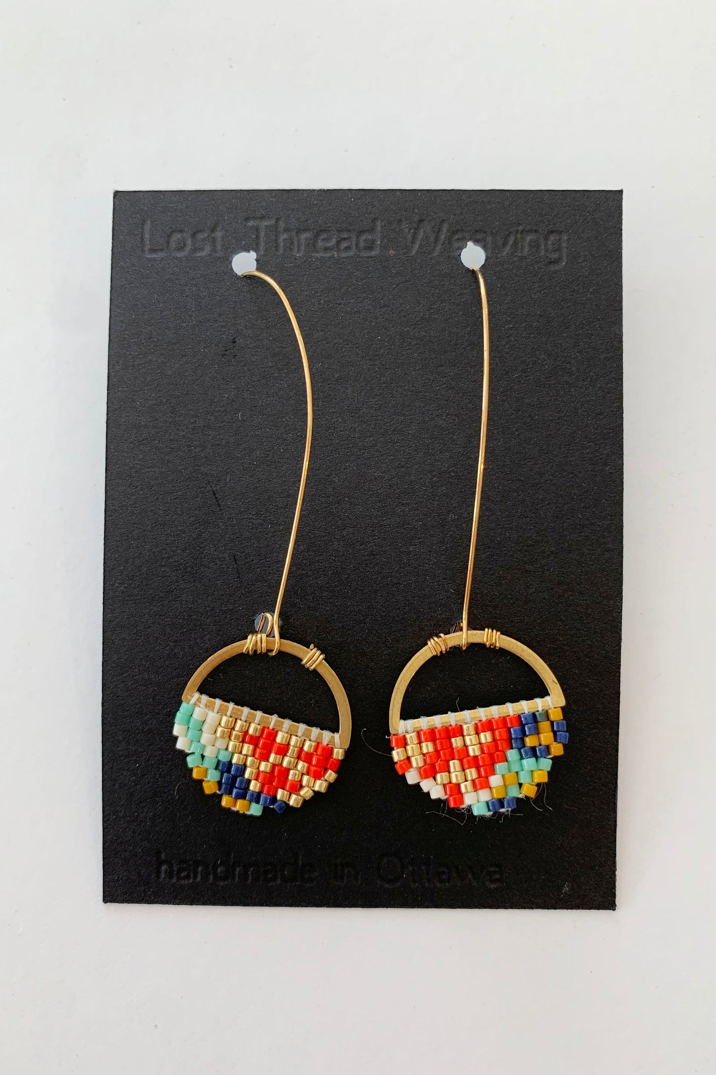 Sally Small - Abstract round earrings - MADE TO ORDER