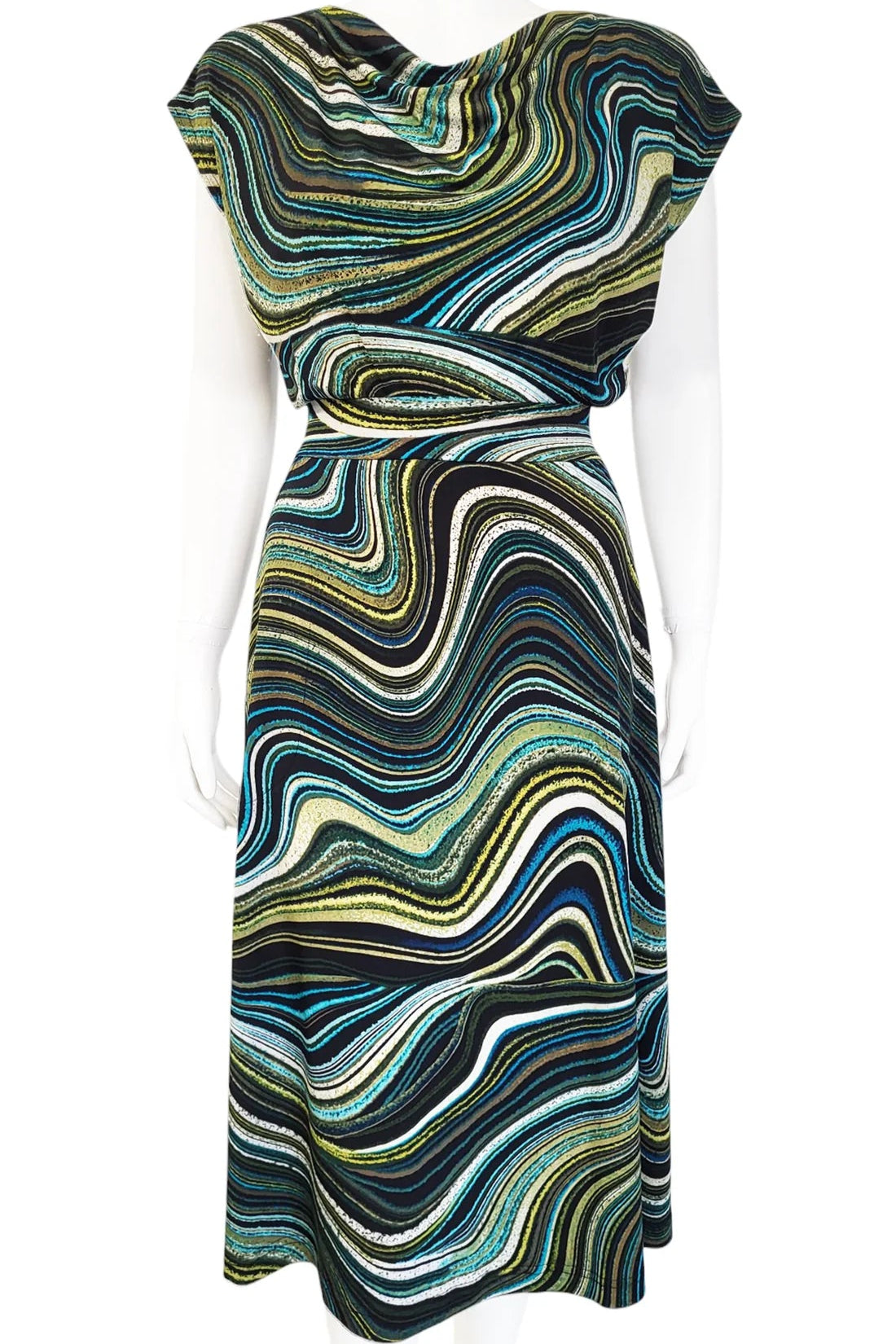 Calista Slouch Cowl Dress