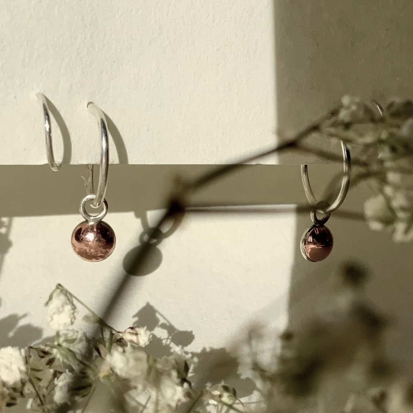 Dots01 Spiral Earrings