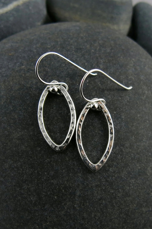Leaf Earrings - Sterling Silver