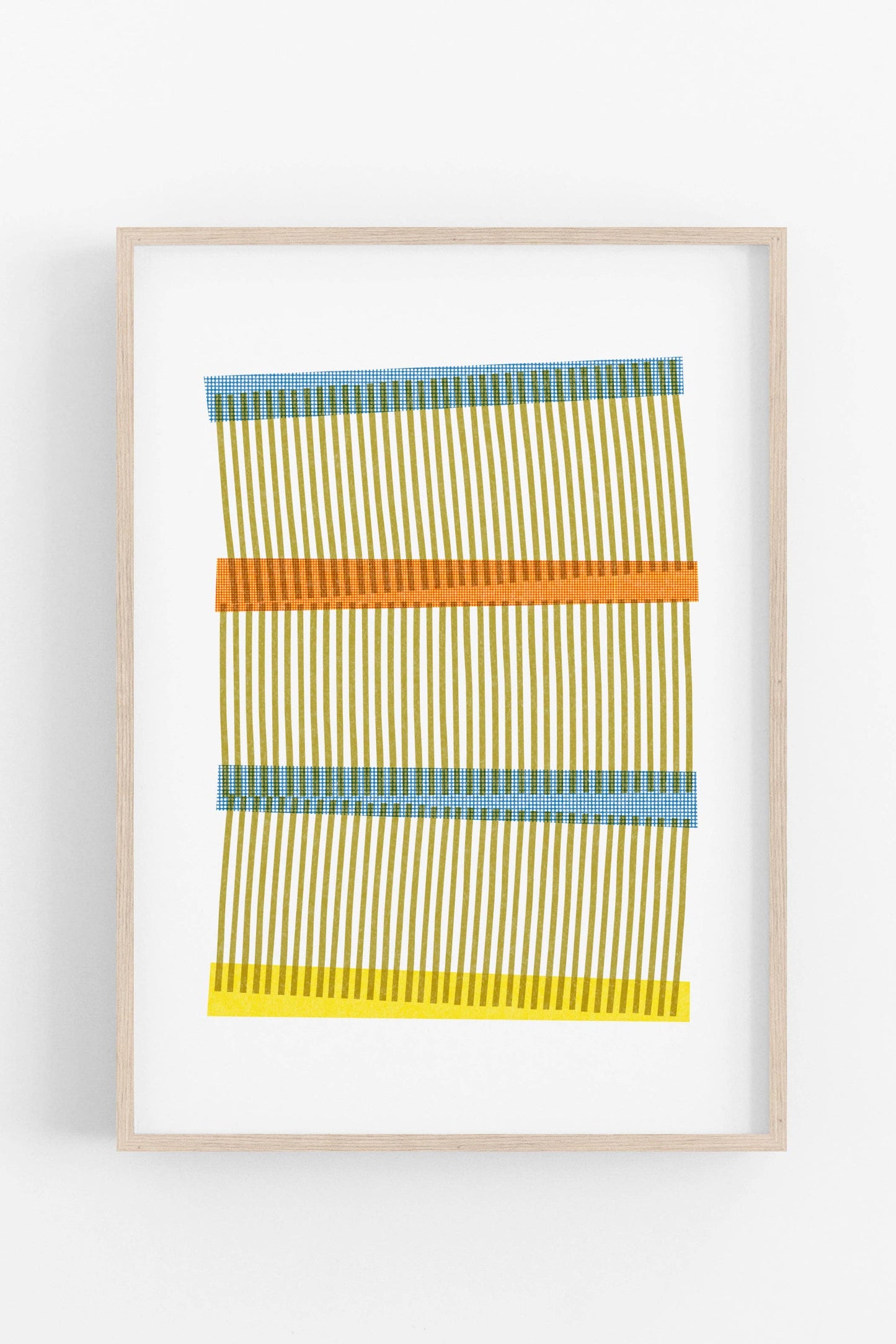 Twist • Modern Risograph Print