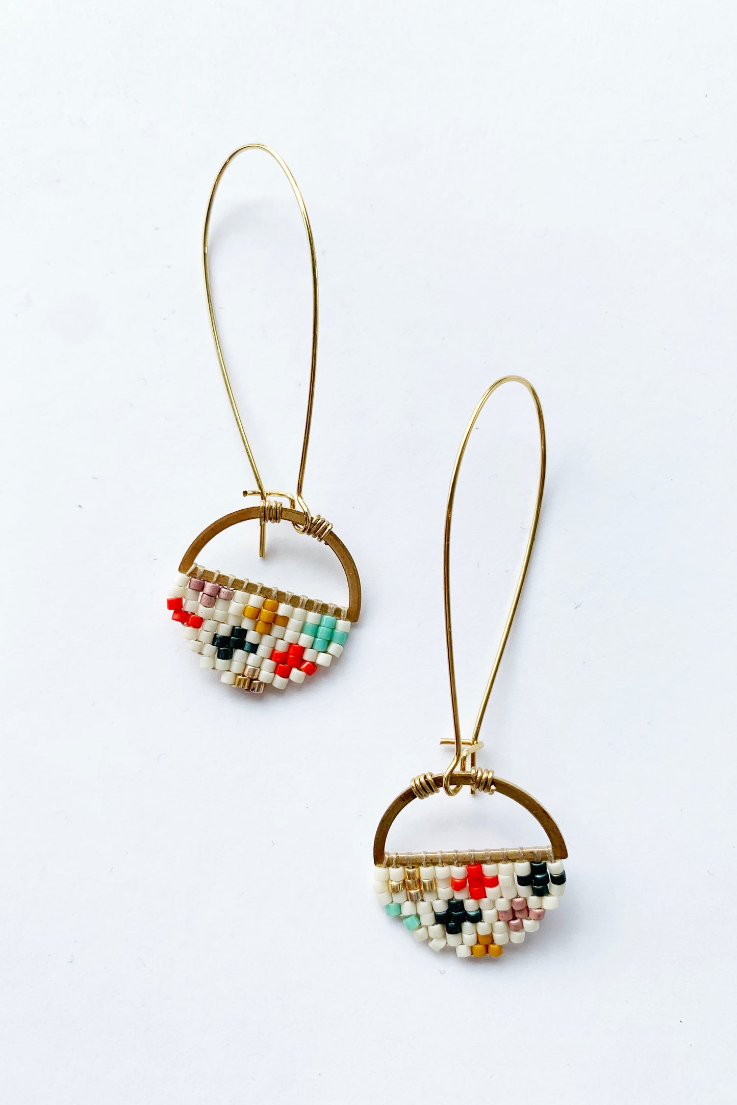 Sally Small - Abstract round earrings - MADE TO ORDER