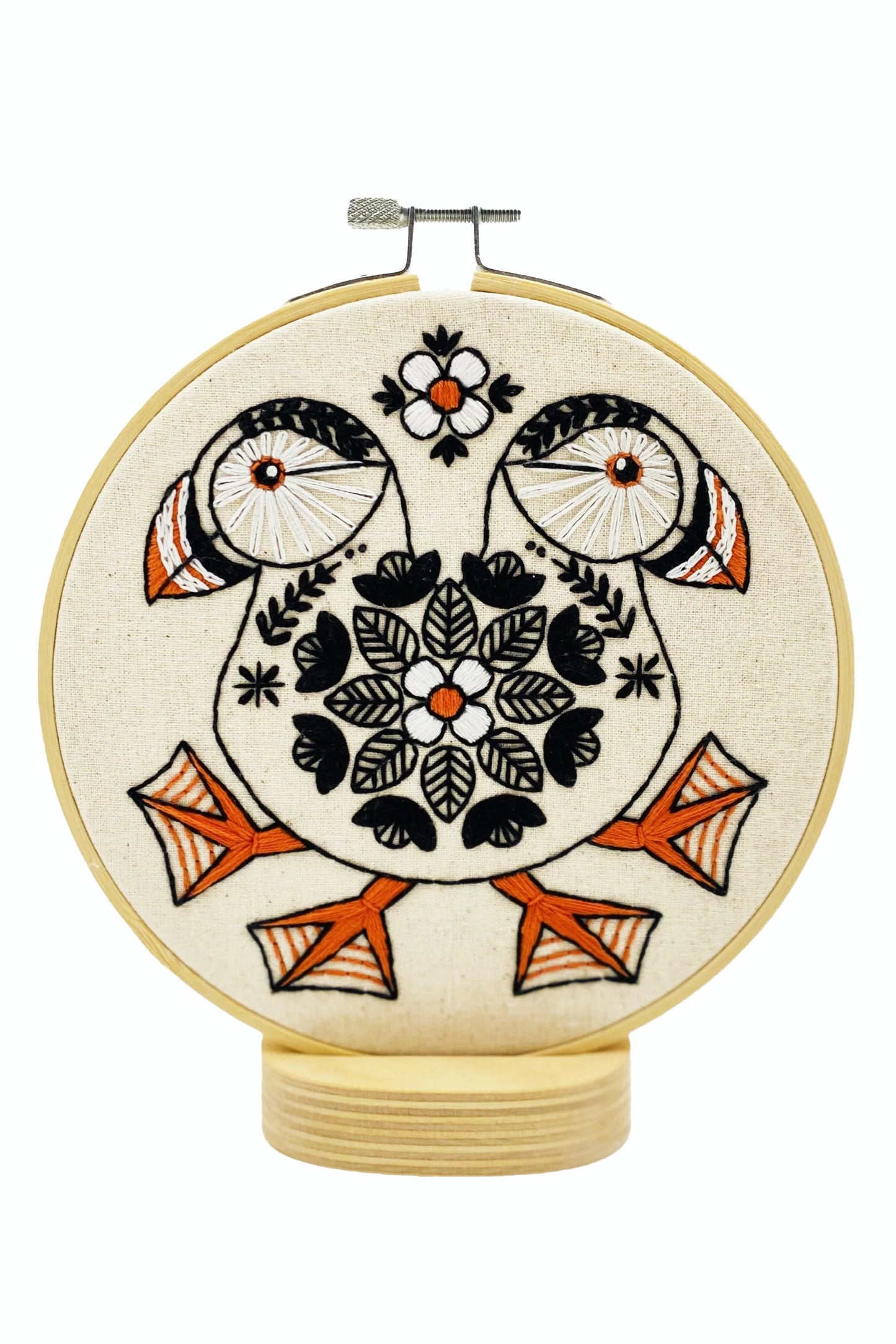 Puffin Complete Embroidery Kit