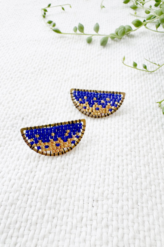 Luna Semi Circle Studs