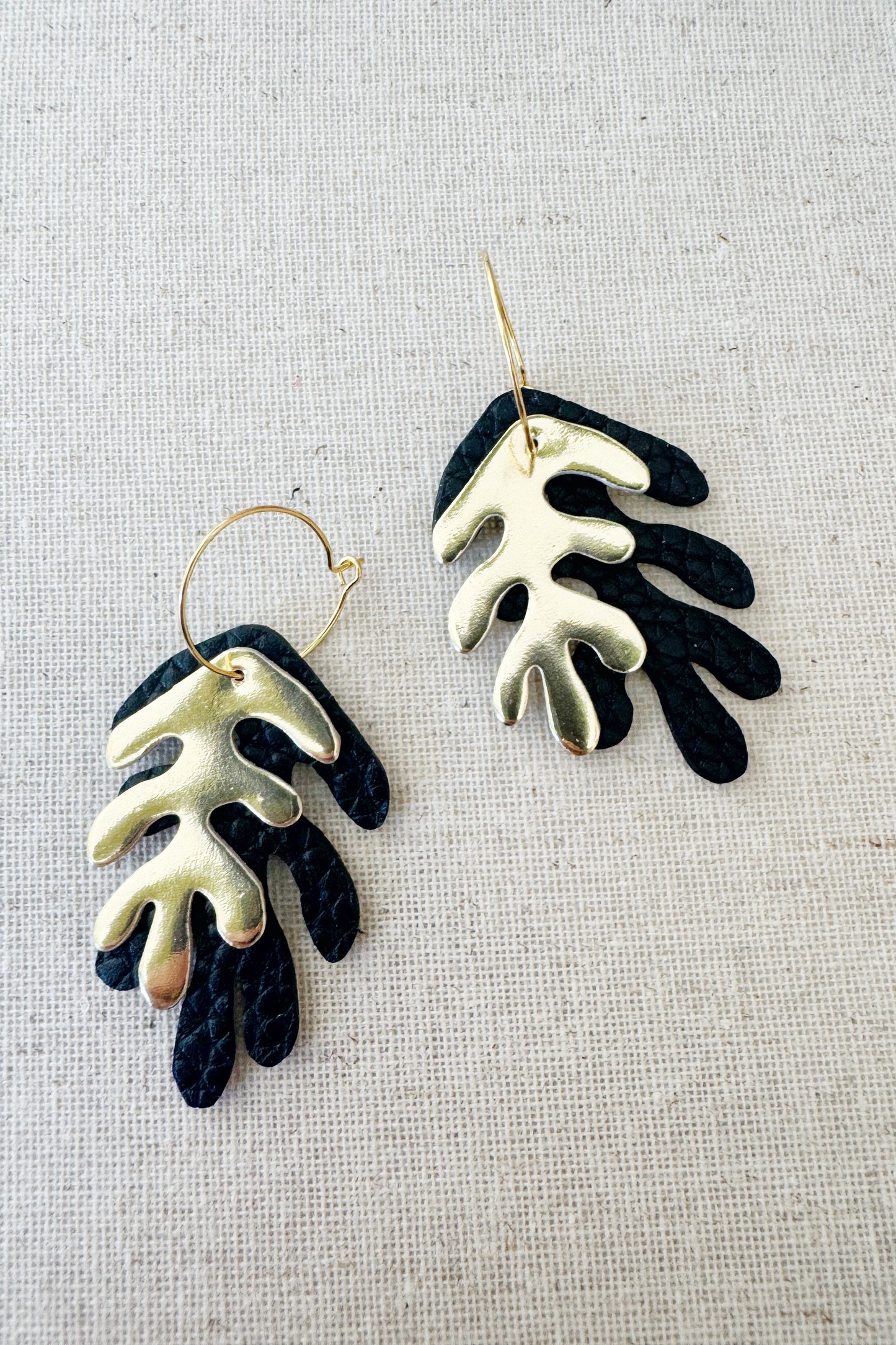 Wakame Hoop Earrings