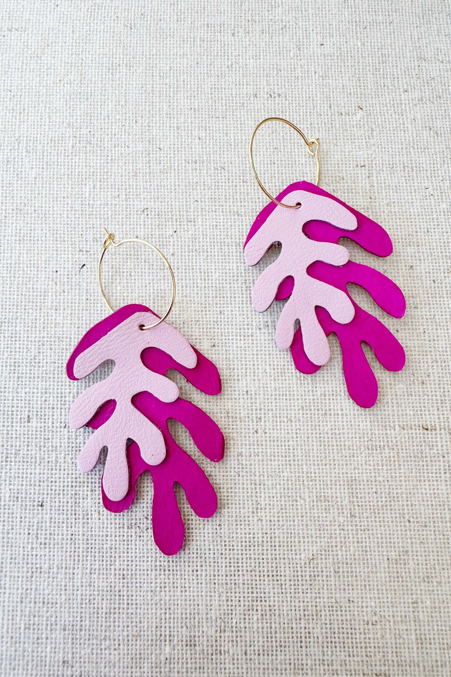 Wakame Hoop Earrings