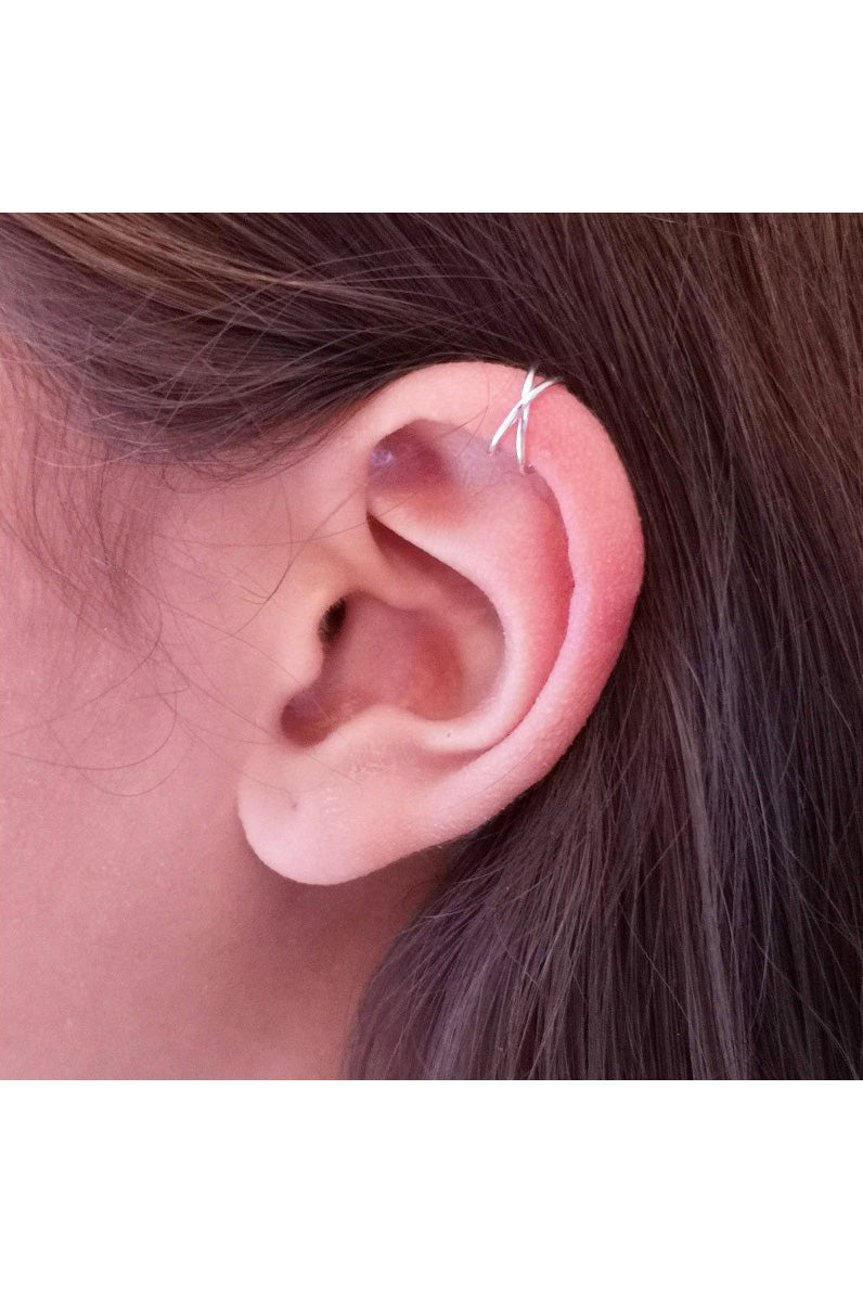 Double Helix X Ear Cuffs