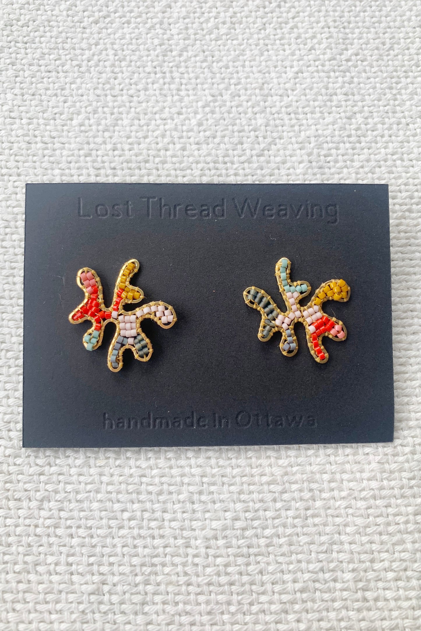 Squiggle Multicolour Studs - MADE TO ORDER