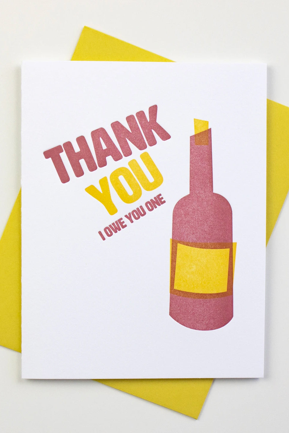 Thank You Bottle Inkwell Originals Card