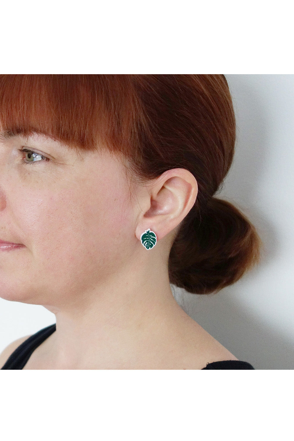 Lili0715 Monstera Leaf Earrings
