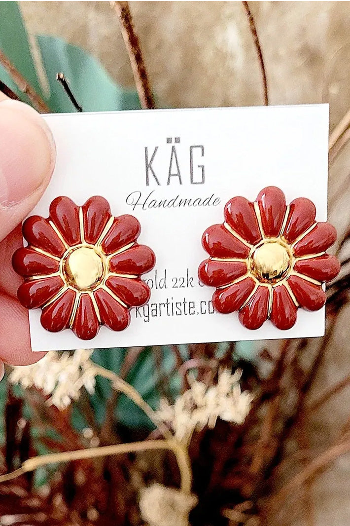 Daisy Ceramic Earrings