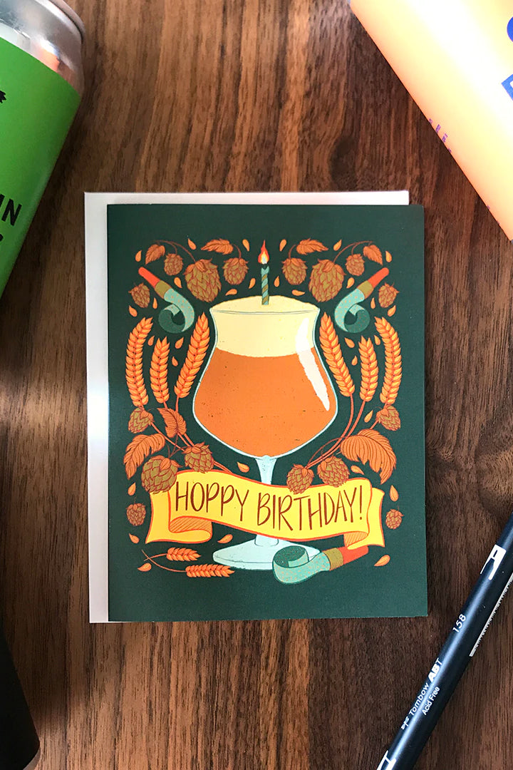 Hoppy Birthday Card