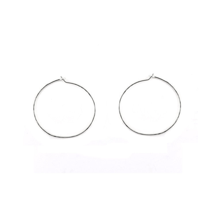 Small Hoops by Katye Landry, Sterling Silver, made in Ottawa