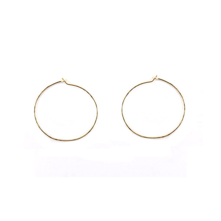 Small Hoops by Katye Landry, Goldfill, made in Ottawa