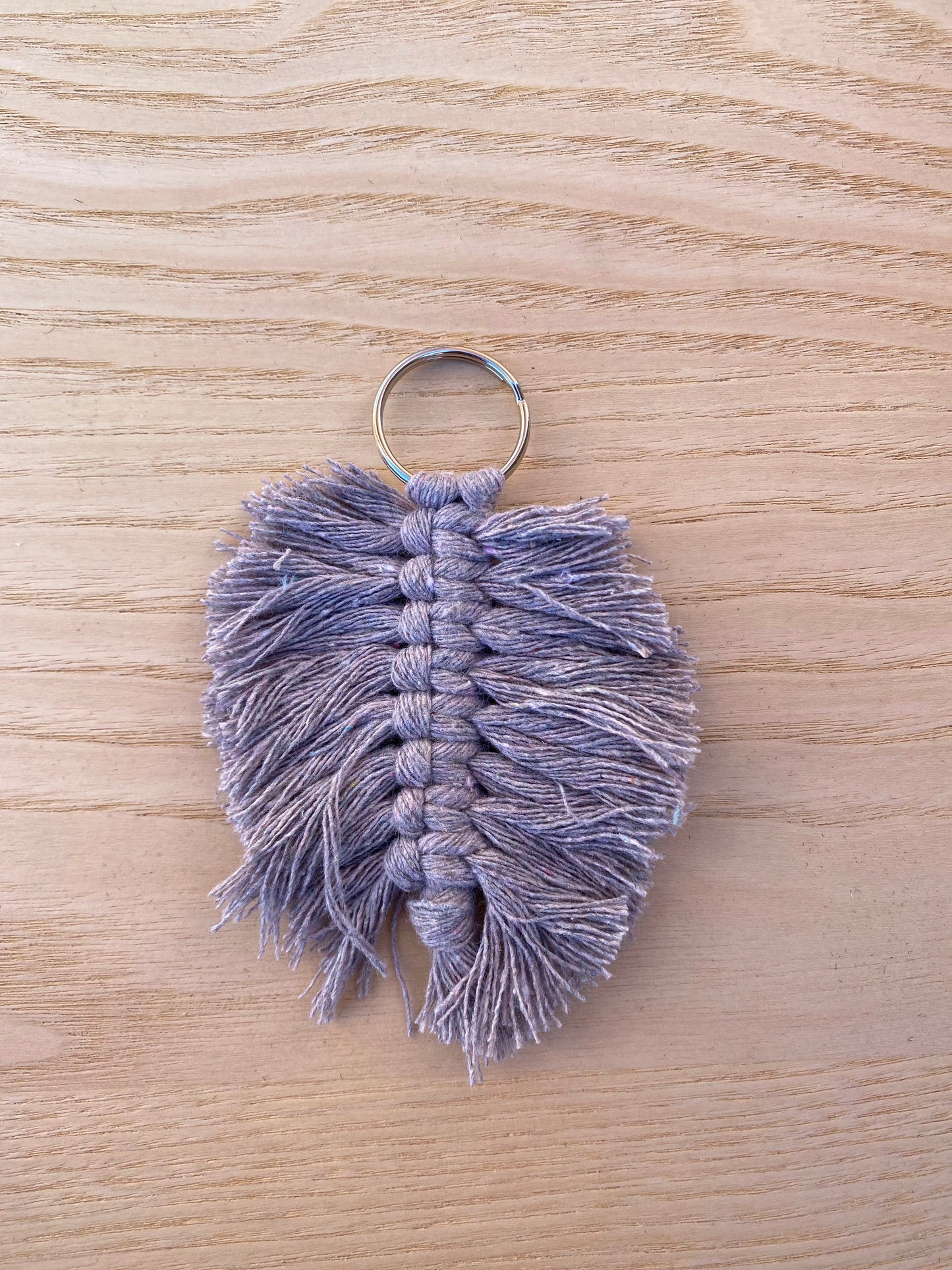 Leaf Macrame Key Chains