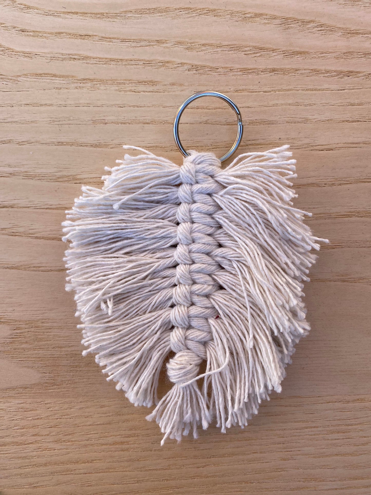 Leaf Macrame Key Chains