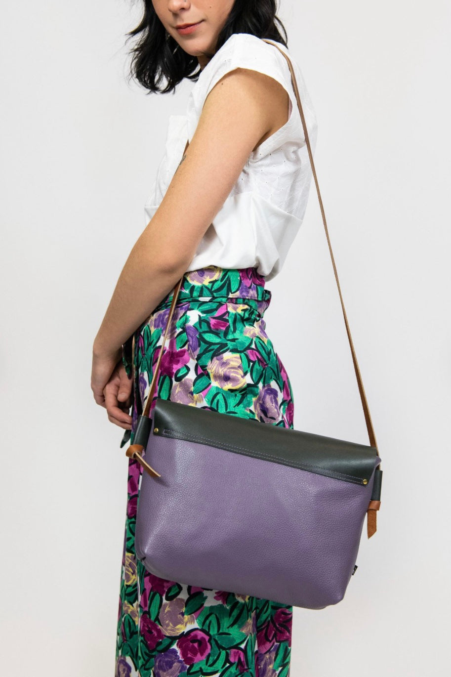 Livingston Handbag with Recycled Leather