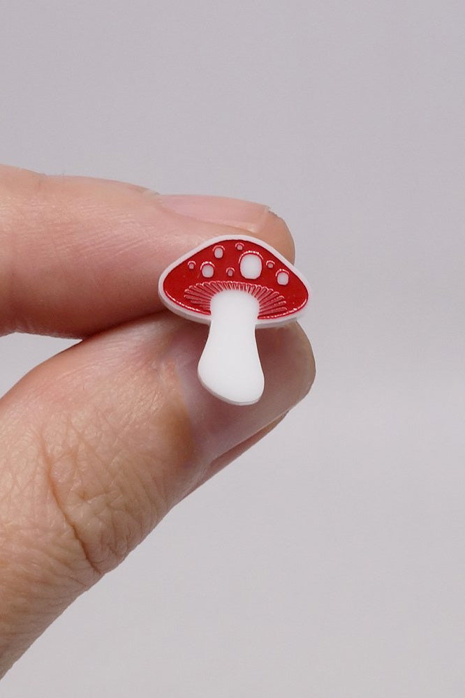 Lili1003 Mushroom Studs