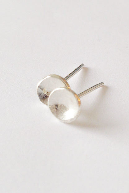 Pebble Studs by Katye Landry, Sterling Silver, made in Ottawa