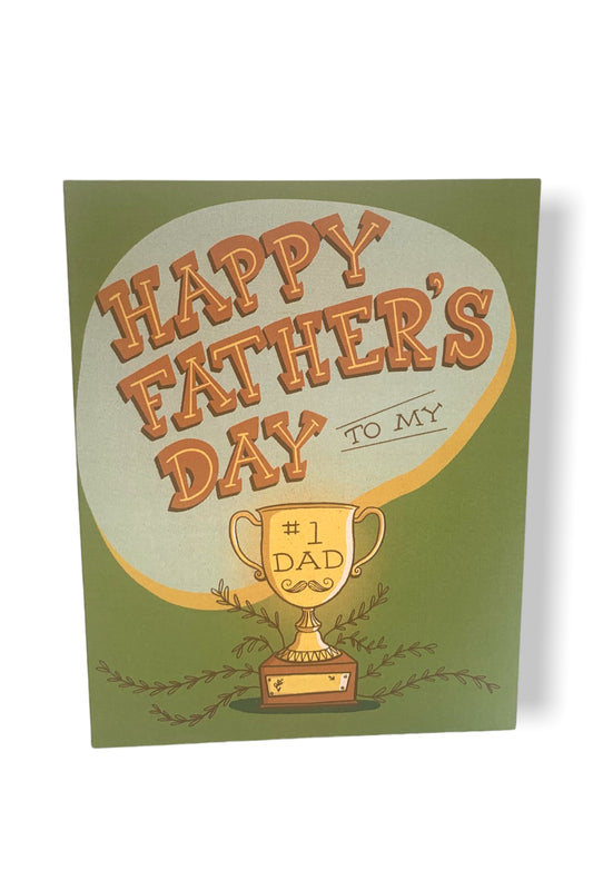 Happy Father's Day Trophy Card