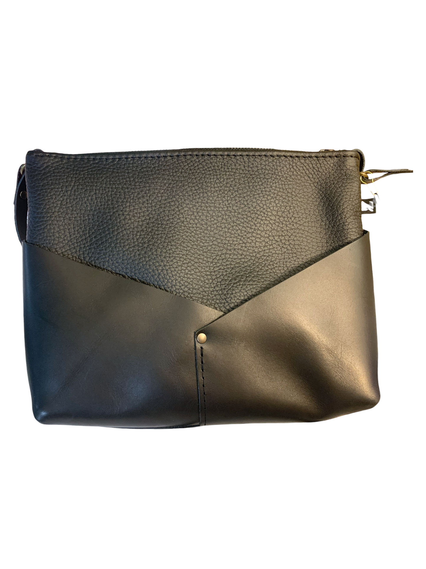 Woodstock Recycled Leather Shoulder Bag